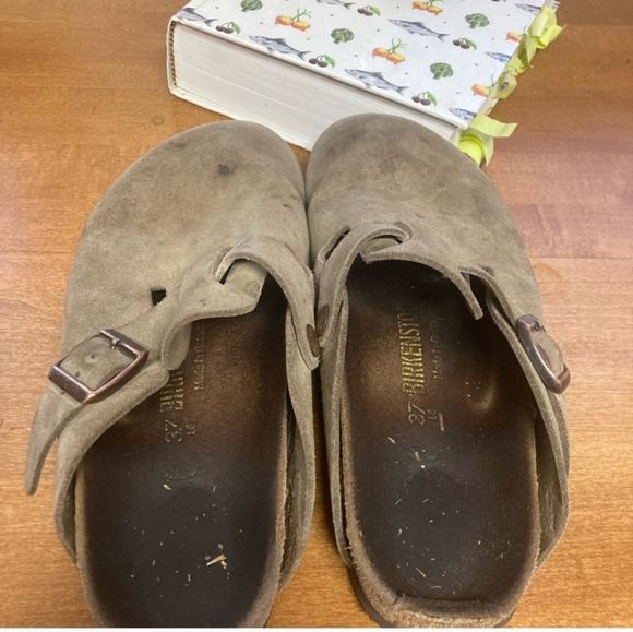 Birkenstock clogs suede size womens 7 - Picture 5 of 5